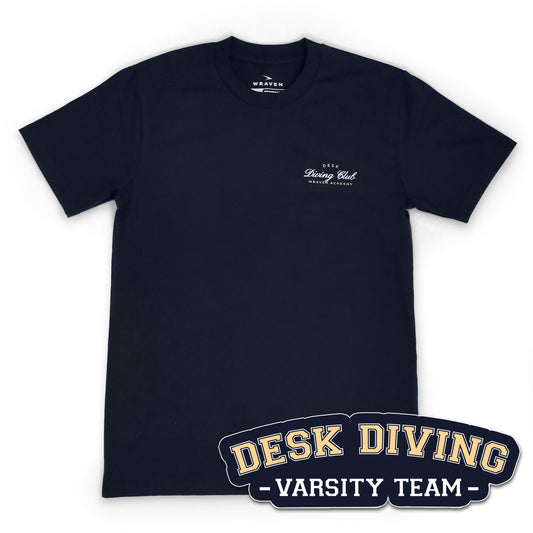 Desk Diving Tee (Varsity Package)